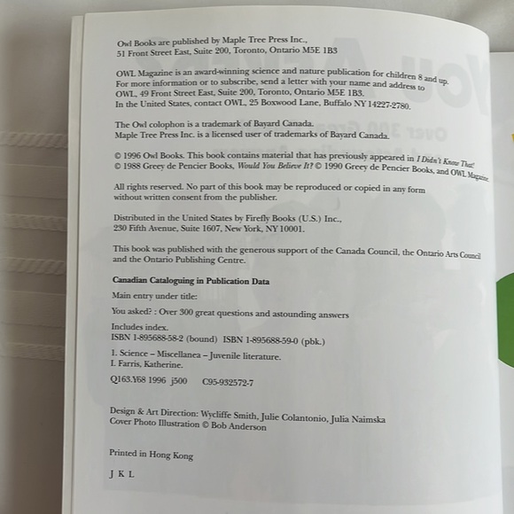 You Asked? Over 300 Great Questions and Astounding Answers BOOK - Picture 5 of 12